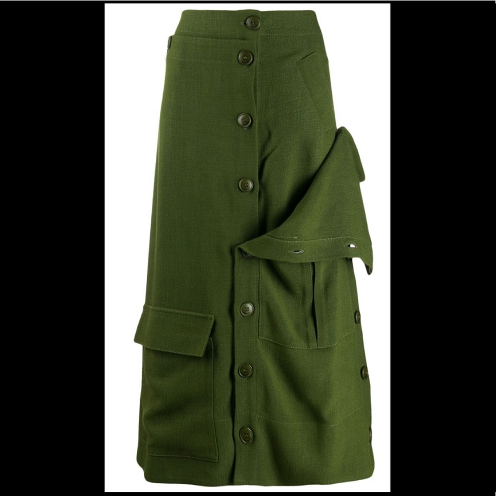 Jacquemus utility midi skirt